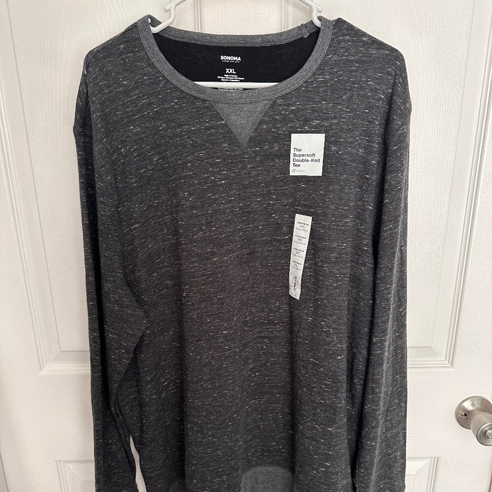 NWT Sonoma Men's Long Sleeve Pullover Thermal Shirt XXL